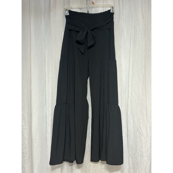 Halara Breezeful High Waist Tie Back Quickdry Palazzo Flowy Wide Leg Pants Sz SM - Picture 3 of 9